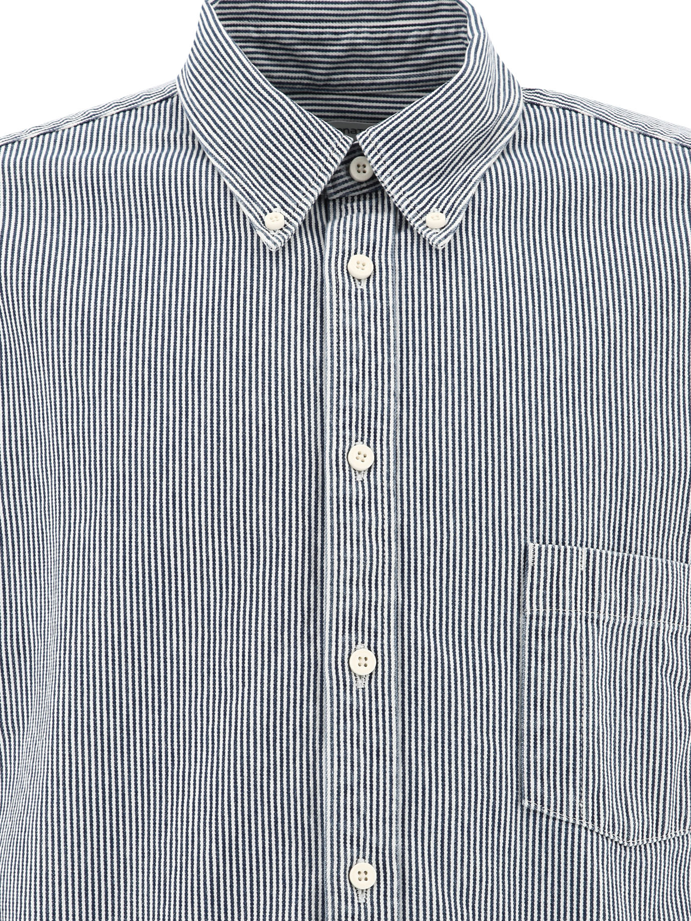 NONNATIVE Blue Dweller striped shirt